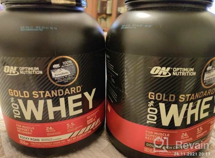 img 2 attached to Optimum Nutrition's Vanilla Ice Cream Gold Standard Whey Protein Powder, 2lb - May Vary in Packaging review by Eimei Suzuki ᠌