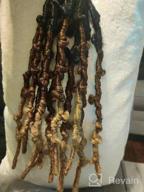 img 1 attached to 8 Inch Pre-Twisted Distressed Crochet Braids Synthetic Hair Extensions 1B Toyotress Butterfly Locs review by Rashad Ross