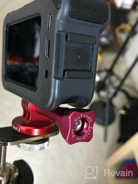 img 1 attached to GoTough 25Mm Blue Metal Thumbscrew Compatible With GoPro HERO3, HERO3+, HERO4, HERO5, HERO6, HERO7 2-Prong Mounting System review by Roy Reeves