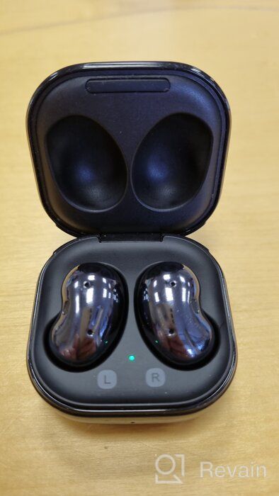 img 1 attached to Samsung Galaxy Buds Live TWS Earbuds with Active Noise Cancellation, Bluetooth 5.0, 12mm Drivers, Compatible with iOS & Android - SM-R180 (Buds Only, Mystic Blue Limited Edition) review by Hideo Kawae ᠌