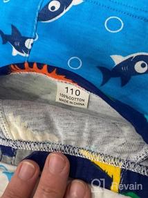 img 8 attached to Pack of 6 Baby Soft Cotton Underwear for Little Boys - Dinosaur Briefs, Toddler Shark Undies, Children Truck Panties