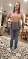 img 1 attached to Comfortable Casual Pocket Shirts For Women: Onlypuff Loose Fit Tunic Top With Long Sleeves - S-3XL review by Barbara Cabrera