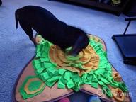 img 1 attached to Get Your Pup Engaged With AWOOF Snuffle Mat: A Durable Pet Feeding Mat To Encourage Natural Foraging Skills review by Anna Lang