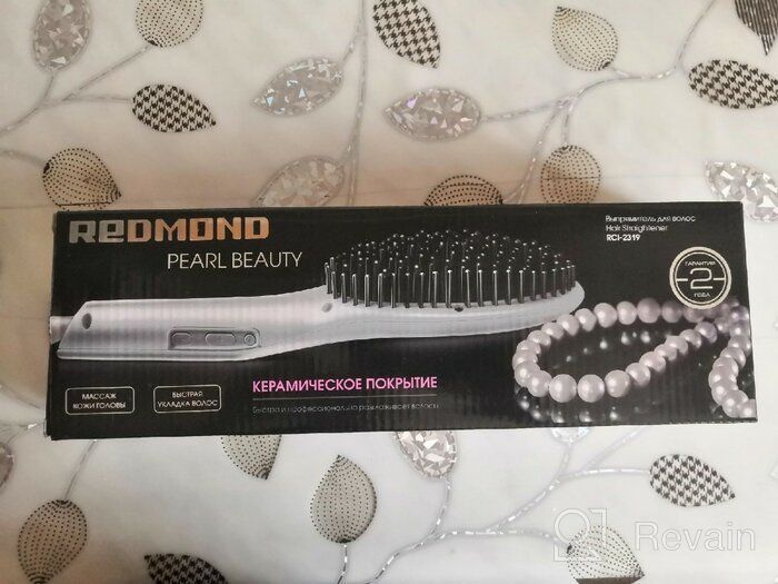 img 2 attached to 💁 Redmond RCI-2319 Pearl Comb-Straightener: Achieve Sleek & Polished Hair review by Ada Niewiadomska ᠌