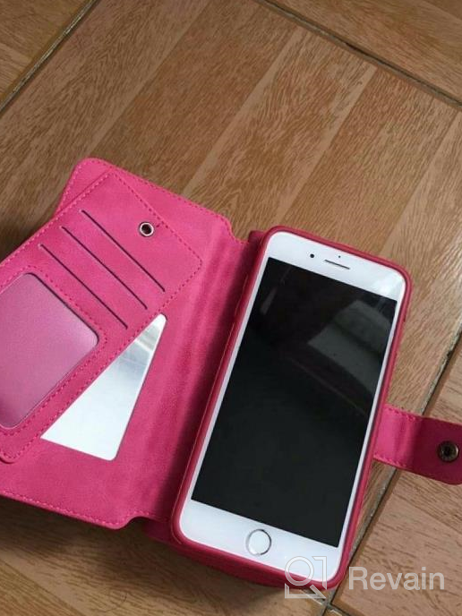 img 1 attached to Stylish And Secure: IPhone 7Plus/ 8Plus Women'S Wallet Case With 12 Card Slots And Money Pocket review by Ryan Mosqueda