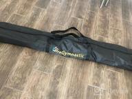 img 1 attached to 4Ft Freestanding Ballet Barre - Adjustable And Portable With Carrying Bag For Dancing And Stretching By PreGymnastic, Upgraded Version review by Brian Piecuch