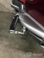 img 1 attached to Aluminum Foot Pegs Footrest Footboards Compatible With Harley Davidson Touring Electra Glide Softail & Dyna Yamaha Suzuki Kawasaki Honda review by Brian Cueto