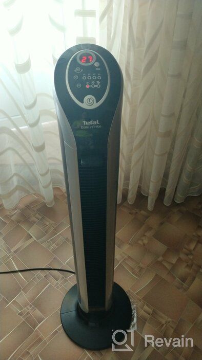 img 2 attached to Floor fan Tefal VF6670F0, black/silver review by Wiktor Sakowski ᠌