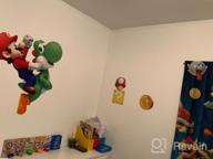 img 1 attached to Super Mario Bros. Yoshi And Mario Giant Wall Decals By RoomMates - Peel And Stick, 23" X 32 review by Phil Show