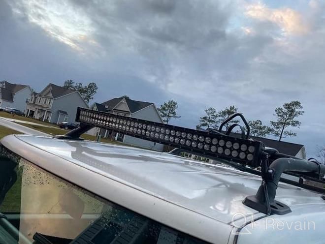 img 1 attached to 🚗 GOOACC 32Inch 180W Curved Off Road Light Bar: Trucks Flood Spot Combo Beam Driving Lamp Work Lights with Rocker Switch Wiring Harness Kit, 2 Years Warranty review by Sam Dhungana