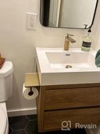 картинка 1 прикреплена к отзыву Настенный держатель для туалетной бумаги с полкой для телефона из матового никеля - стильное и прочное решение для хранения в ванной комнате от Mark Fleming