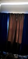 img 1 attached to Anjee Blackout Curtains For Bedroom 63 Inches Length Solid Plain Navy Blue Window Curtains Room Darkening Thermal Insulated Curtain Drapes 2 Panels Rod Pocket Drapery, Navy Blue 38X63 Inches review by Jeff Bremmer