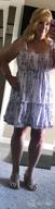 картинка 1 прикреплена к отзыву Romanstii Strappy Backless Polka Dot Mini Dress With Pleated Flare And Ruffle Detailing For Women от Robert Weeks