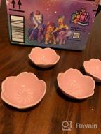 img 1 attached to Jusalpha Pink Cherry Blossom Porcelain Sauce Dish, Seasoning Dish, Sushi Soy Dipping Bowl, Dessert Bowl, Appetizer Plates, Serving Dish For Kitchen Home (Set Of 4, Pink) review by Raymond Doe