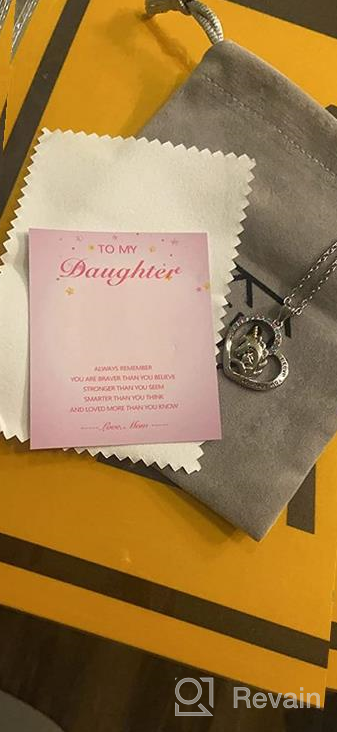 img 1 attached to 🦄 Sincere To My Daughter/Granddaughter Unicorn Necklace: Perfect Christmas Birthday Gifts for Little Girls review by Erin Lowe