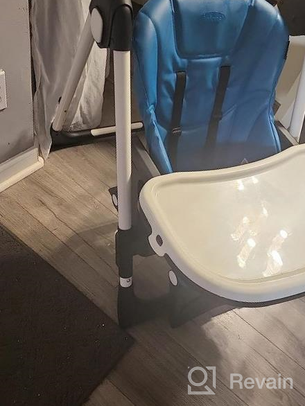 img 1 attached to 4-In-1 Convertible High Chair Booster Seat For Baby, Infant & Toddler With Adjustable Height And Recline, Removable Tray, Detachable Cushion - Simple Fold Installation Free - INFANS Gray review by Aries Reed