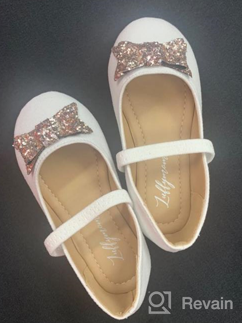 img 1 attached to Adorable Mary Jane Ballet Flats For Girls: Perfect Party Princess Shoes For Toddlers And Little Kids review by Vinay Kolluri