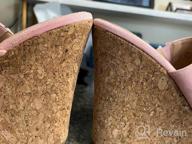 img 1 attached to Stylish And Comfy: LAICIGO'S Wedge Platform Sandals For Trendy Summer Fashion review by Amy Fenner