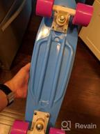 img 1 attached to Shortboard Skateboard For All Ages And Skill Levels - 22-Inch Vintage Style With Interchangeable Wheels - Stylish And Versatile Ride review by Logan Barela