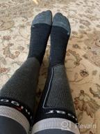 img 1 attached to Merino Wool Ski Socks By Unigear For Men And Women – Warm, Soft And Perfect For Skiing, Snowboarding, Climbing And Cold Weather review by Amy Hodgson