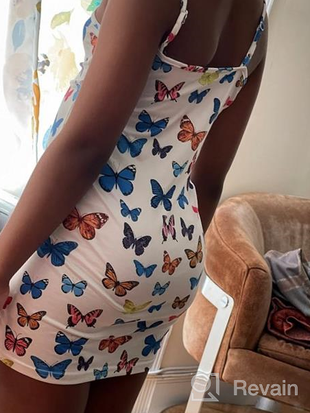 img 1 attached to 🦋 SOLY HUX Spaghetti Butterfly Multicoloured Girls' Dresses: Stylish and Vibrant Clothing review by Erica Hosey