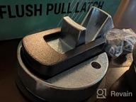 img 1 attached to LATCH.IT RV Flush Latch Lock 2 Pack Black Flush Slam Latch Flush Mount Latch 100% Metal Boat Latch Heavy Duty RV Boat Lid Lock Fits Lock Holes W/ Diameter Of 2” & Door Thickness Up To 0.5”! review by Trey Samuels