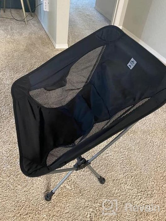 img 1 attached to Experience Comfort And Convenience With HOMFUL Ultralight Camping Chair - Ideal For Outdoor Adventures! review by Juan Mcallen