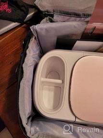 img 8 attached to LUXJA Сумка для переноски, совместимая с Cricut Explore Air And Maker, большая сумка, совместимая с Cricut Explore Air, Silhouette Cameo 4 и расходными материалами (только сумка, патентованный дизайн), фиолетовый