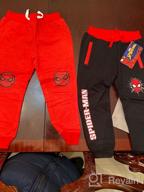 img 1 attached to Boys' Marvel Panther Spiderman Joggers – Stylish and Comfy Pants review by Jerardo Yatnalkar