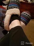 img 1 attached to Cozy Up With Style: RockDove Women'S Nordic Sweater Knit Slipper review by Dianna Oden
