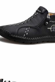 img 7 attached to Experience All-Day Comfort in Govicta Leather Loafers for Outdoor Wear