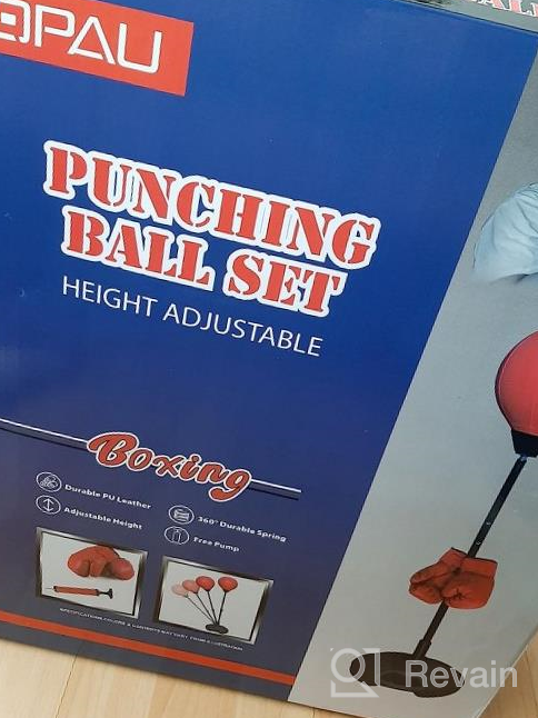 img 1 attached to Unleash Your Child'S Energy With QPAU'S 66 Inch Inflatable Boxing Bag - Perfect For Karate, Taekwondo And MMA Practice! review by Tony Doan