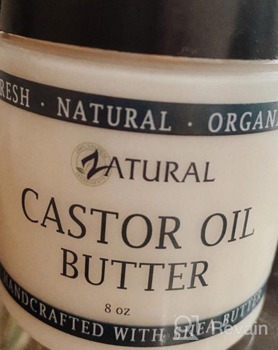 img 1 attached to 💧 Ultimate Hydration: Castor Body Butter with Raw Shea Butter & Castor Oil for Moisturized Hair, Skin, and Body review by Stanley Redline