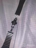 img 1 attached to Surace Stainless Steel Link Bracelet Replacement For Apple Watch Series 4 44Mm Band With Butterfly Folding Clasp Compatible For Apple Watch 42Mm Series 3/2/1(Silver) review by Carlos Jass
