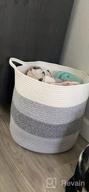 img 1 attached to Organize In Style With COSYLAND'S Extra Large Woven Cotton Laundry Basket review by Gerardo Cibrian