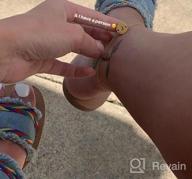 img 1 attached to 👭 Stylish Alphabet Bracelets: The Perfect Friendship Jewelry for Girls review by Jamie Eddington