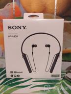 img 1 attached to Sony WIC400/L Wireless Behind-Neck In-Ear Headphones, Blue review by Agata Zakrzewska ᠌