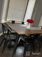 img 1 attached to Rustic Living Room Table With Black Metal Legs By Merax – Perfect For Home Kitchen Décor review by Emily Wilson