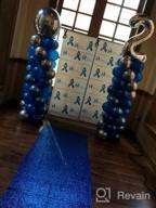 img 1 attached to Royal Blue Sequin Aisle Runner - 36In X 15Ft Wedding Decoration Carpet For Bridal Walkway & Ceremony Floor review by Corey Listner