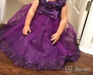 img 1 attached to Pageant Princess Wedding Prom Ball Gown Dresses, FKKFYY 2-10T review by Ioulia Cats