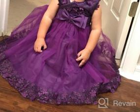 img 6 attached to Pageant Princess Wedding Prom Ball Gown Dresses, FKKFYY 2-10T