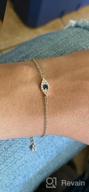 img 1 attached to 14K Gold Filled Dainty Chain Bracelet: Elegant And Simple Jewelry Gift For Women By LOYATA review by Rebecca Colon