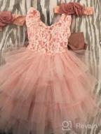 img 1 attached to Cilucu Baby Girls Party Dress: A Beautiful Peachy Pink Tutu For Special Occasions review by Jason Lee