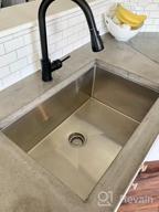 img 1 attached to Upgrade Your Kitchen With TORVA 32-Inch Undermount Sink - High-Quality Stainless Steel Single Bowl, 16 Gauge, Deep Basin review by Andrew Dinelli
