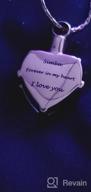 img 1 attached to ❤️ Constantlife Heart-Shaped Cremation Jewelry for Ashes: A Beautiful Way to Memorialize Your Best Friend review by Darius Glatzel