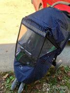 img 1 attached to Protect Your Baby From The Elements With Our Stroller Rain Cover - Waterproof And Easy To Install Universal Accessory For Rain, Wind, And Snow review by Anthony Parker