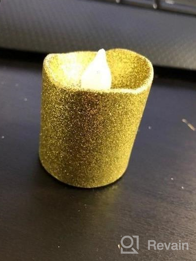 img 1 attached to 🕯️ LOGUIDE LED Flameless Votive Candles with Timer - Halloween Decoration Candle, Pack of 12 review by Jason Connolly