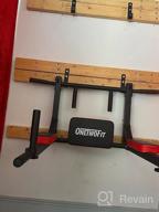 img 1 attached to OneTwoFit Power Tower Set - Multifunctional Wall-Mounted Pull-Up Bar, Chin-Up Bar, Dip Station - Ideal Indoor Home Gym Workout Equipment, Supports Up To 440 Lbs - OT126 Fitness Dip Stand review by Nathan Guzman