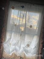 картинка 1 прикреплена к отзыву FADFAY Регулируемая зажимная штора с воздушным шаром светло-голубого цвета с цветочным дизайном - 57" X 69" - 1 панель для стиля декора в стиле рустик и пастораль. от Bernadette Pacheco