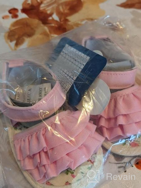 img 1 attached to Baby Boys Girls Soft Sole Summer Sandals First Walker Flat Beach Shoes review by Sourn Debremarkos